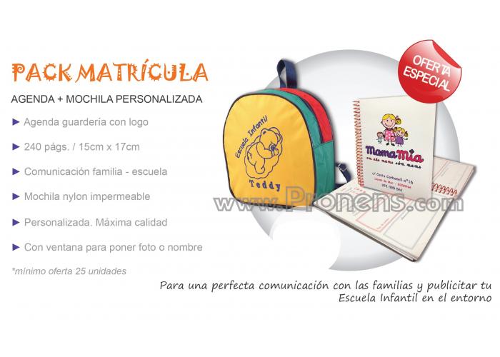 Pack Matrícula